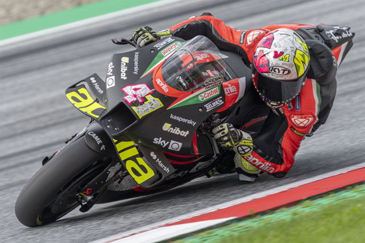 Aleix Espargaro of Aprilia Racing