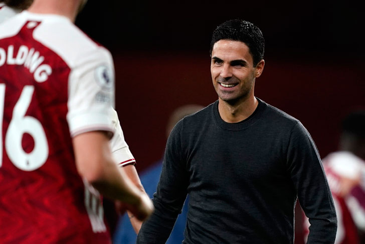 Arsenal head coach Mikel Arteta