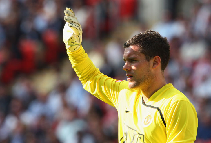 Ben Foster in Manchester United colours