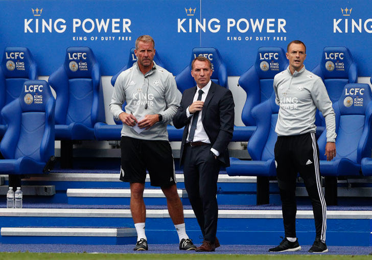 Leicester City manager Brendan Rodgers