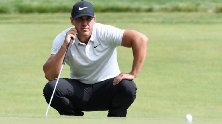 Brooks Koepka in action