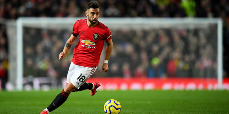 Manchester United midfielder Bruno Fernandes