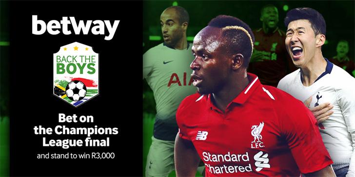 Bet on the Champions League final and stand to win R3,000