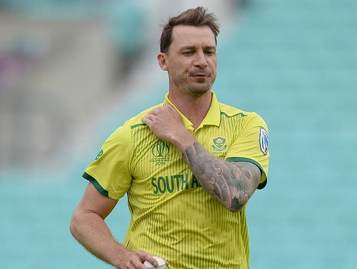 Dale Steyn in action for South Africa.