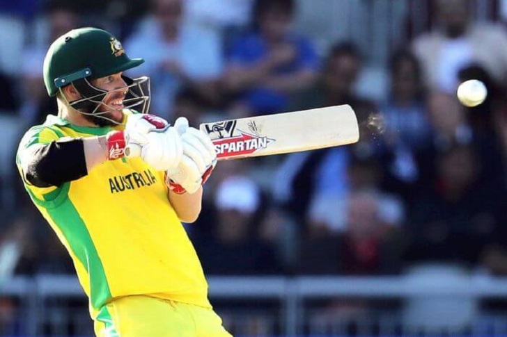 David Warner in action for Australia.