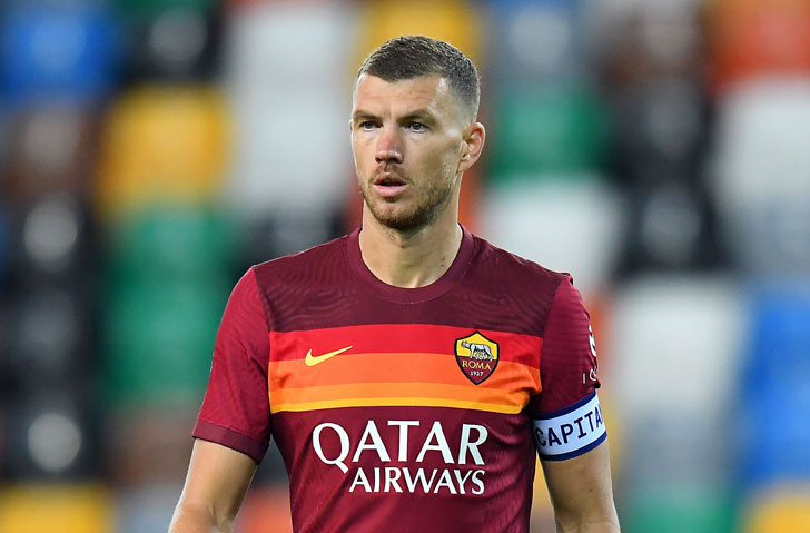 Edin Dzeko of Roma