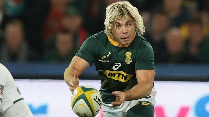 Faf de Klerk in action for South Africa.