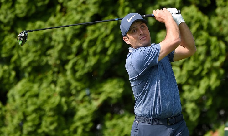 Francesco Molinari in action.