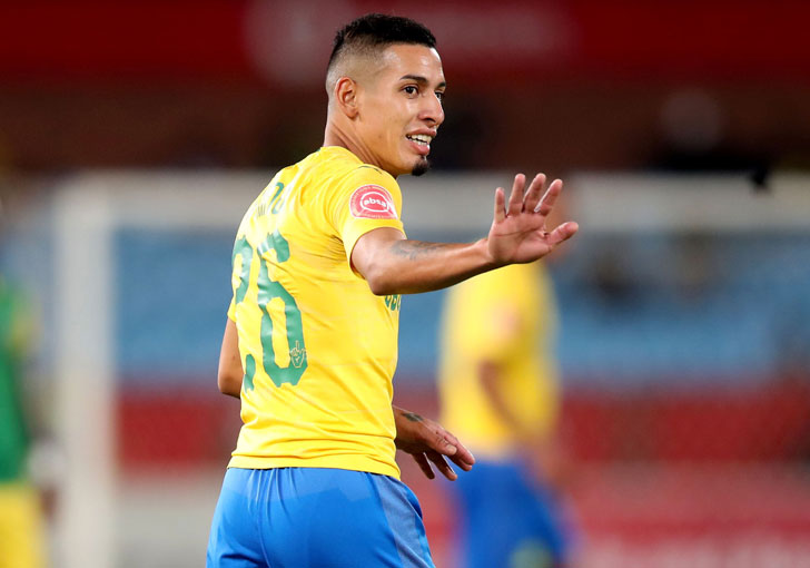 Gaston Sirino in action for Sundowns