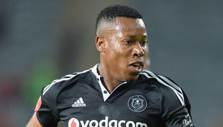 Orlando Pirates captain Happy Jele