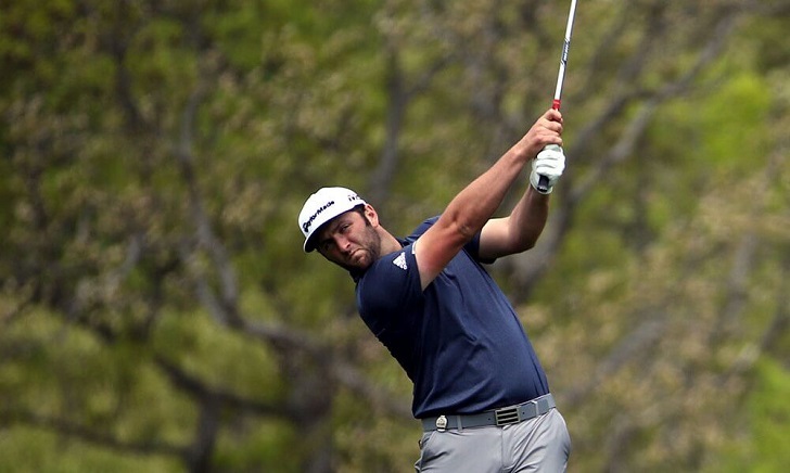 Jon Rahm in action