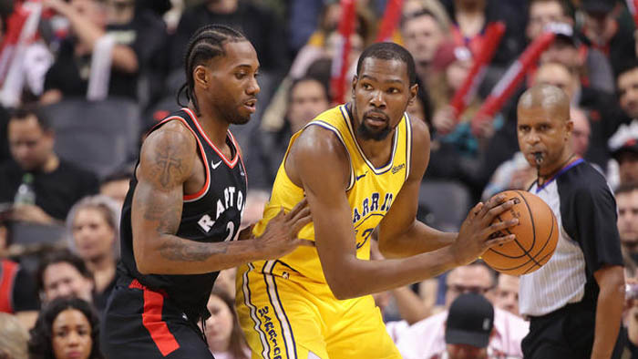 Kevin Durant and Kawhi Leondard