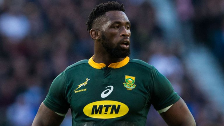 Siya Kolisi in action for South Africa