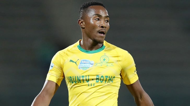 Lebohang Maboe in action for Mamelodi Sundowns