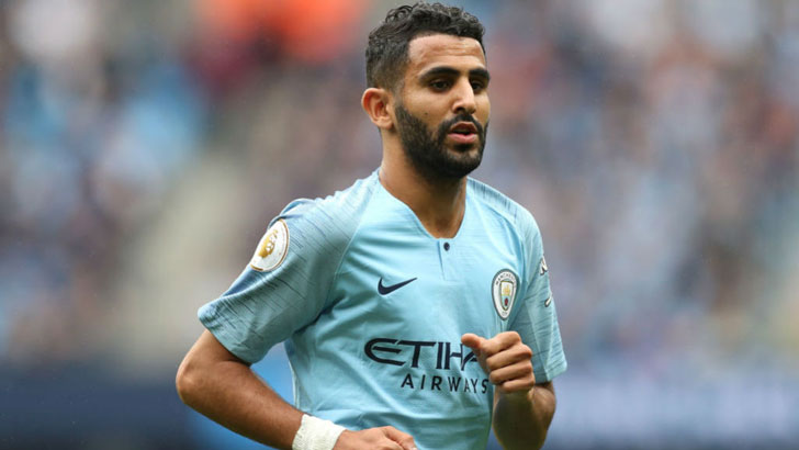 Manchester City winger Riyad Mahrez