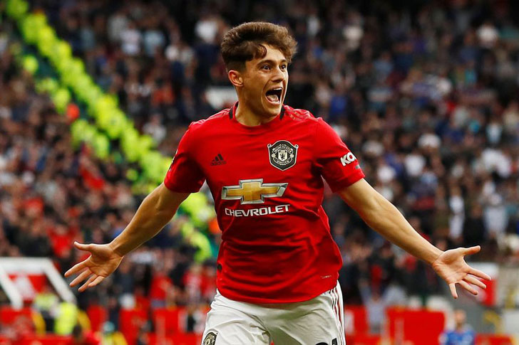 Manchester United winger Daniel James