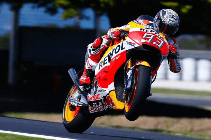 Marc Marquez of Honda