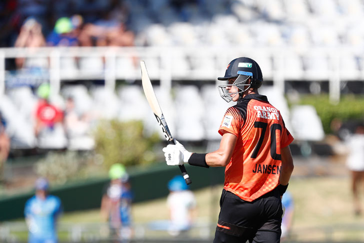 Marco Jansen of Sunrisers Eastern Cape