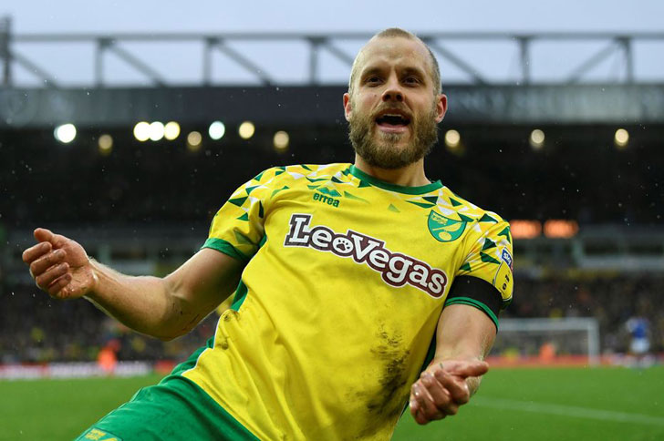 Norwich City striker Teemu Pukki