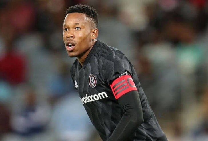 Orlando Pirates captain Happy Jele.