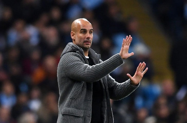 Man City boss Pep Guardiola