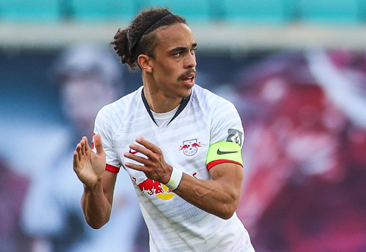 RB Leipzig forward Yussuf Poulsen