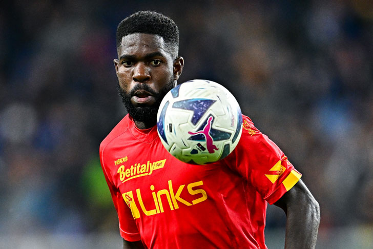 Samuel Umtiti of Lecce