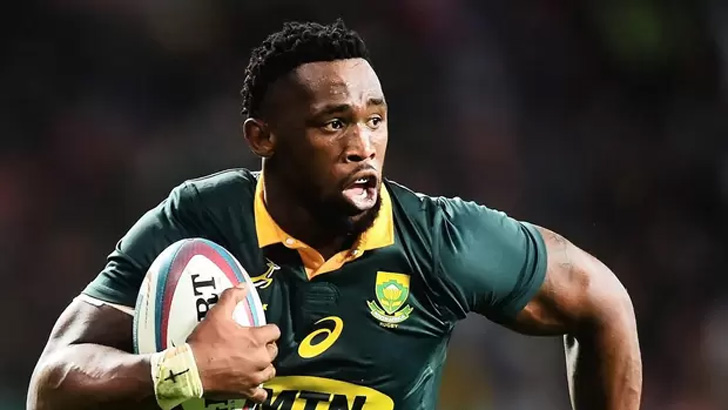 Siya Kolisi in action for South Africa