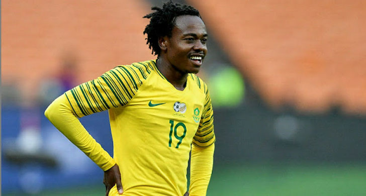 South Africa forward Percy Tau