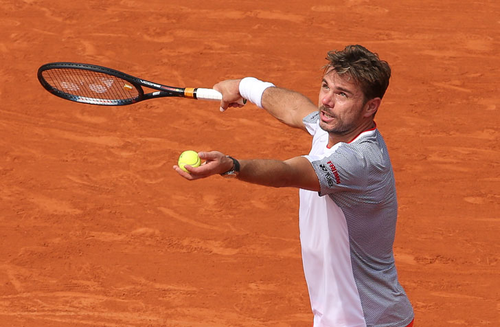 Stan Wawrinka in action