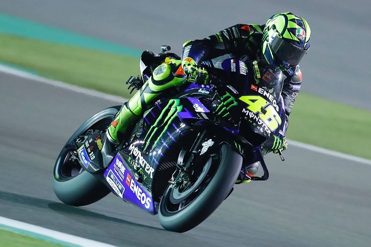 Yamaha rider Valentino Rossi.