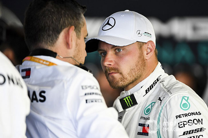 Valtteri Bottas of Mercedes