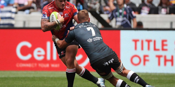 Warren Whiteley in action for Lions.