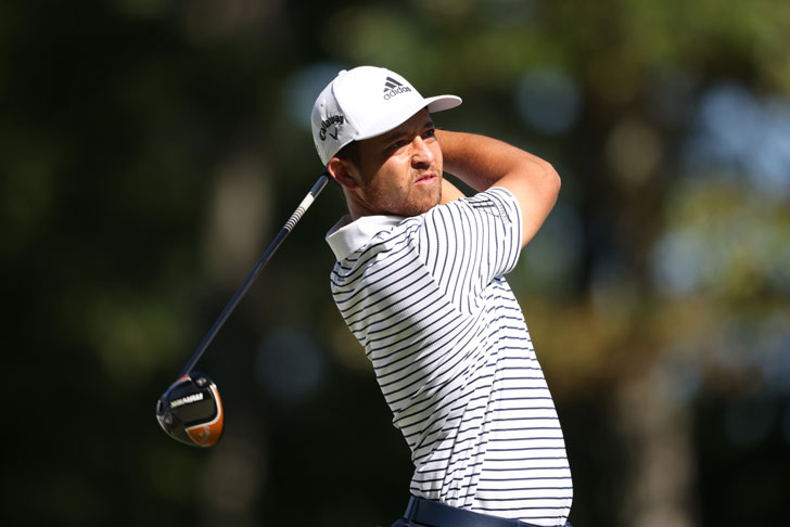 Xander Schauffele in action.