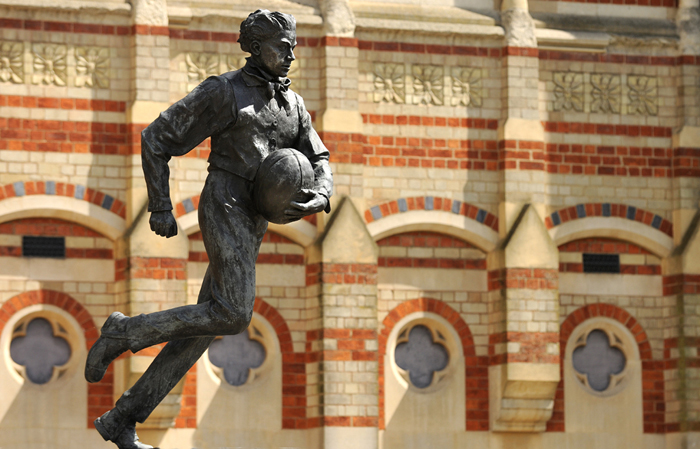 Webb Ellis statue